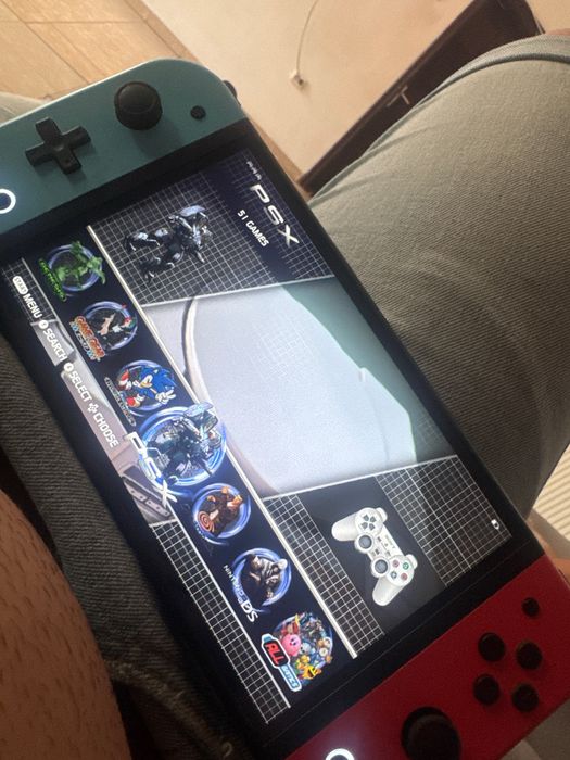 Consolă Retro Portabilă stil Switch - 20.000 Jocuri (PSP, PS1, NDS), Card 64GB