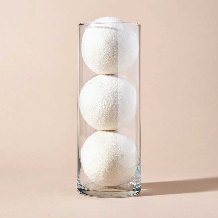 Вълнени топки за сушилня, 3 броя, 100 % вълна, пестене на пари