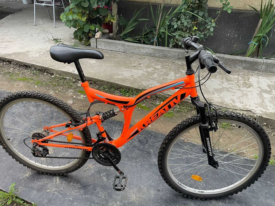 Bicicletă mountain bike Kreativ, full suspension, stare foarte bună