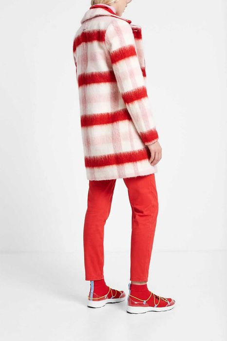 Palton continut lana de la Desigual