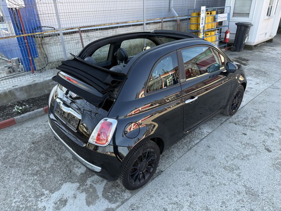 FIAT 500 Cabrio 0.9 Benzina 2011 decapotabil^ Euro 5, AC functional, 97.000 km reali, perfect functional