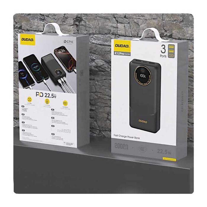 Baterie externa 20000mA powerbank superfast charge , afisaj ,sigilata