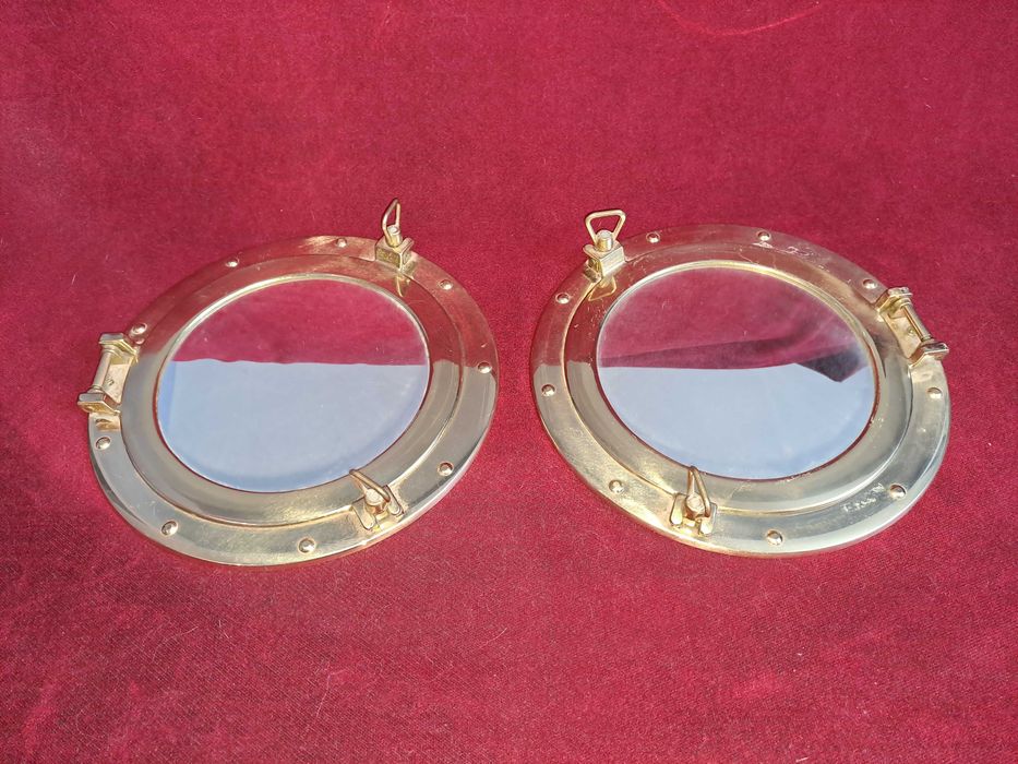 oglinda hublou bronz diametru 30,5 cm