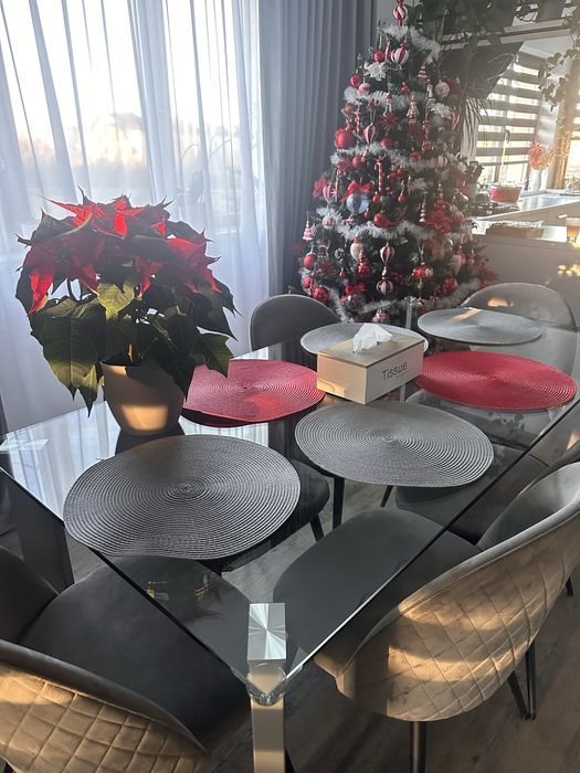 Masa sticla 6 persoane