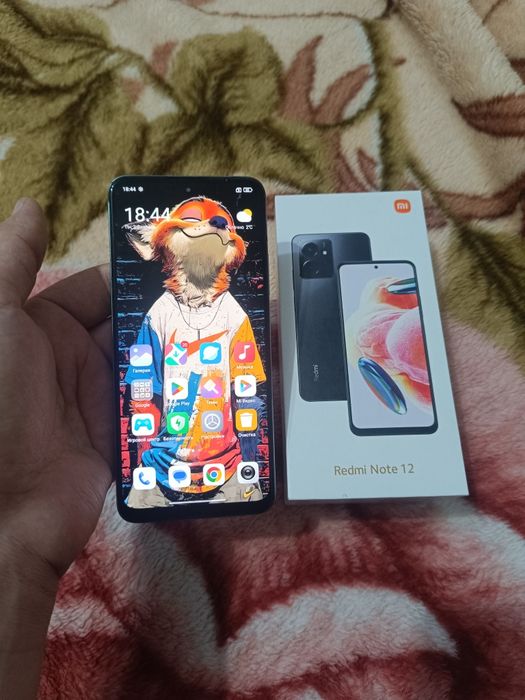 Xiaomi Redmi Note 12 12/128GB Green Original Igravoy Karobka Yaxshi