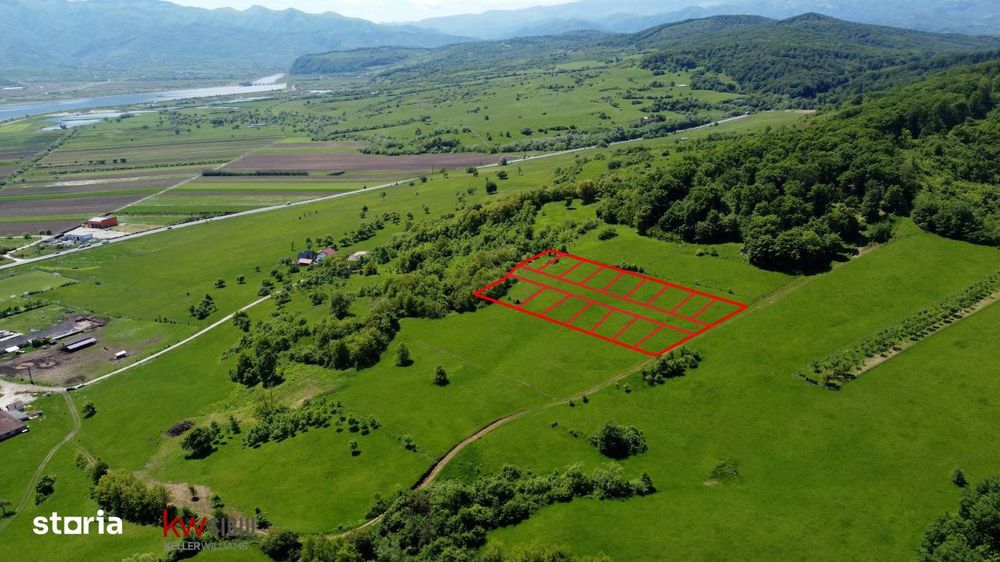 Teren 500 mp in Bradu, Sibiu – 7500 € – Zona linistita, privelis