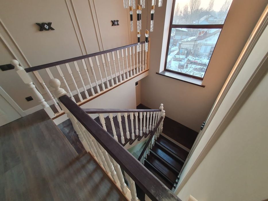 Обшивка деревом. Лестницы