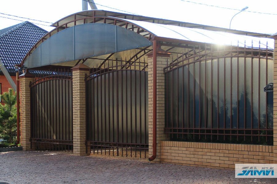 Заборы навесы фото Заборы навесы фото