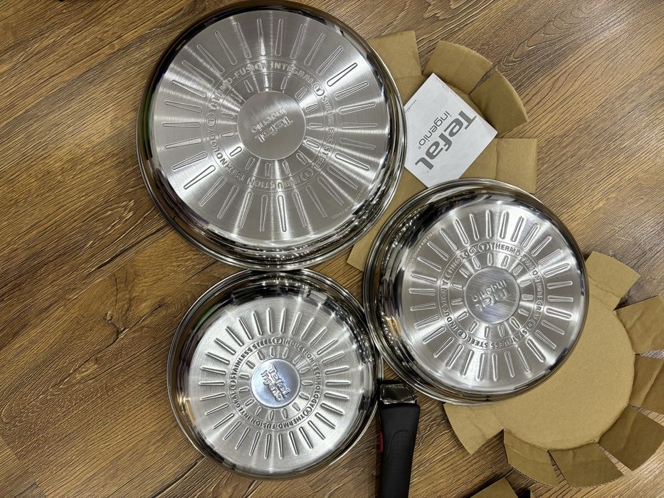 Set 4 piese TEFAL Ingenio Emotion, tigaie de 22/24/28 cm