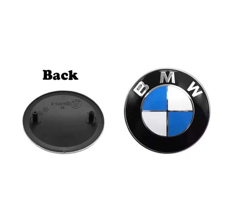 Embleme față spate capota portbagaj BMW 74mm 82mm E60 E90 F01 F10 F30 F36 F15 F16 G05 G20 G30 G11 G12