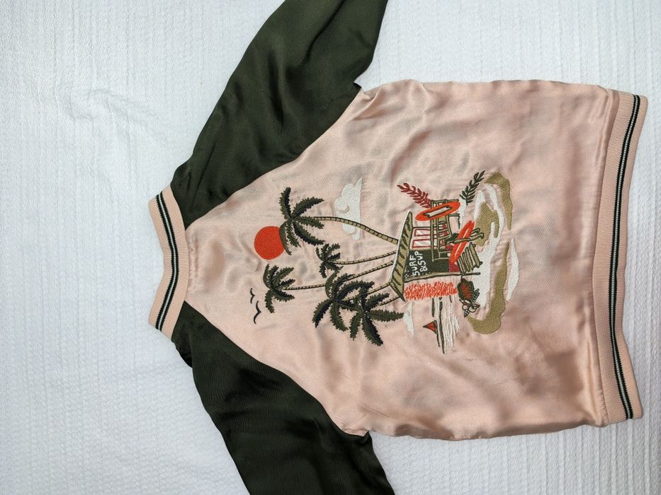Vând bluză de trening / geacă bomber Scotch & Soda, cu două fețe (reversibilă)
