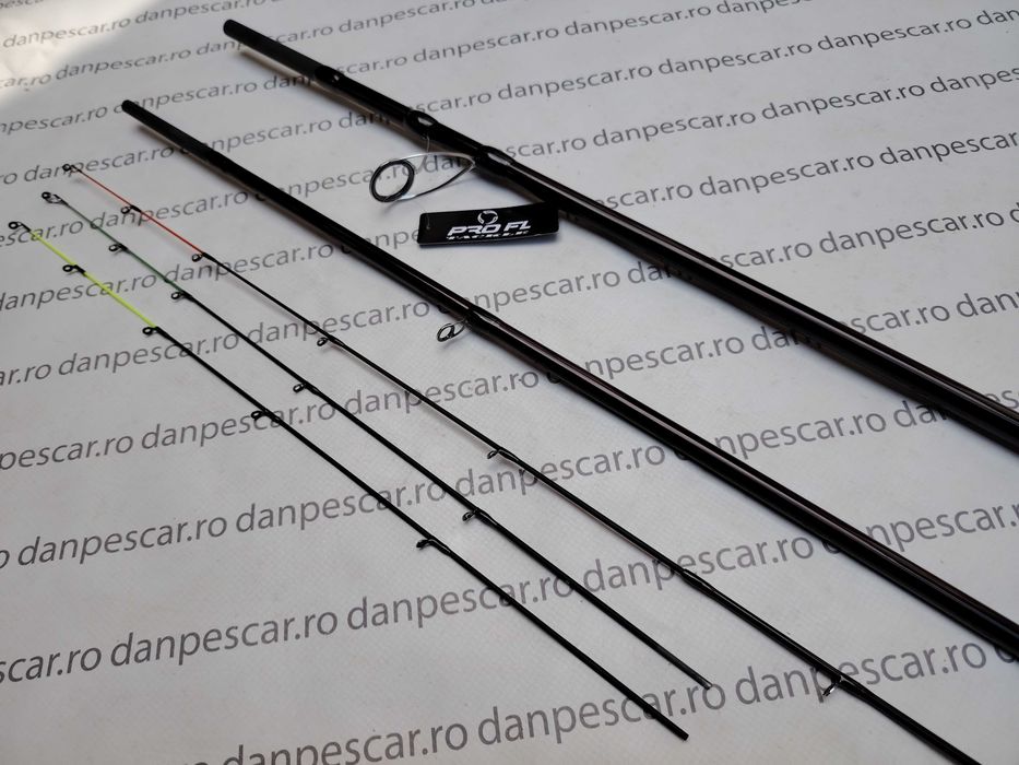 Lanseta PRO FL DIVINE WARK FEEDER Long Distance 4,20m 60-180 grane 3 varfuri carbon NOU