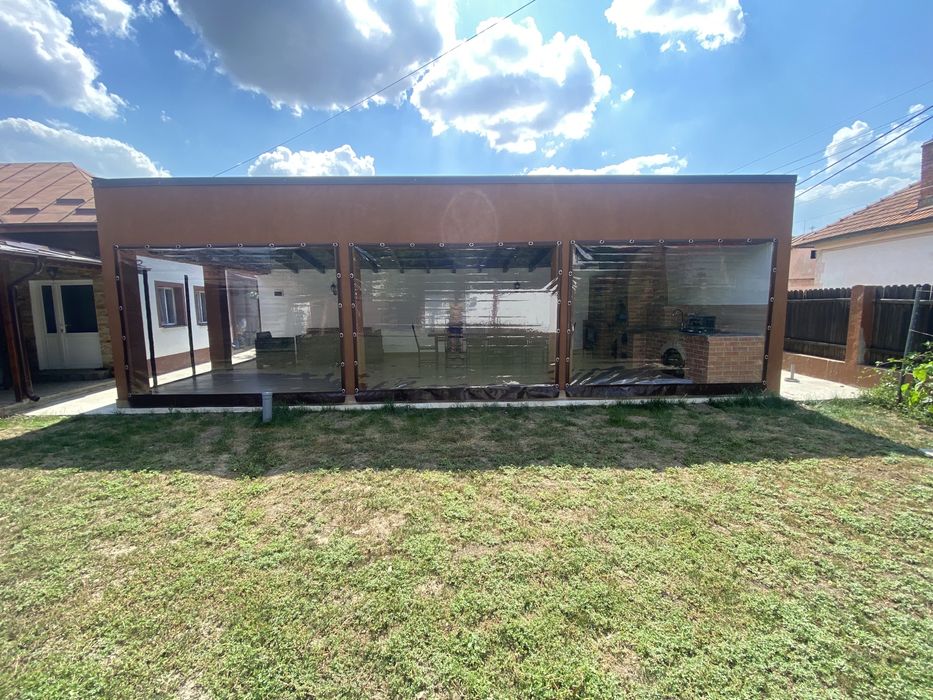 Inchideri terase cu folie PVC Cristal Taiwan 0.8mm