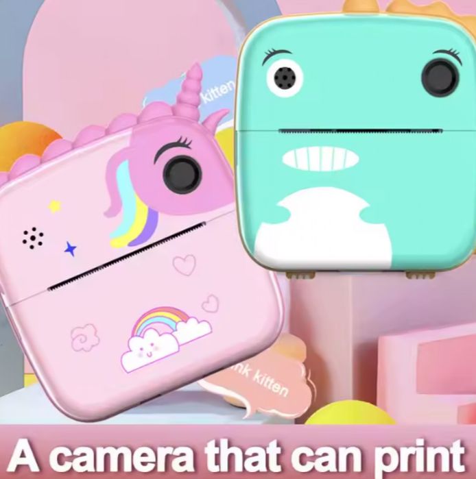 Детски цифров фотоапарат с незабавен печат – Създай магията сам