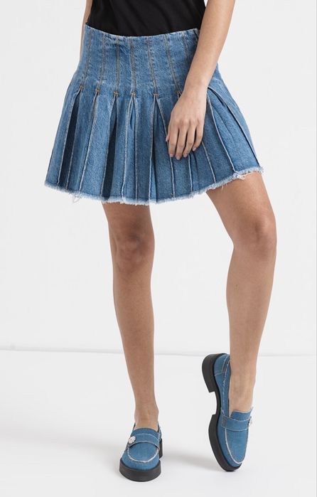 Разкроена дънкова пола Liu Jo