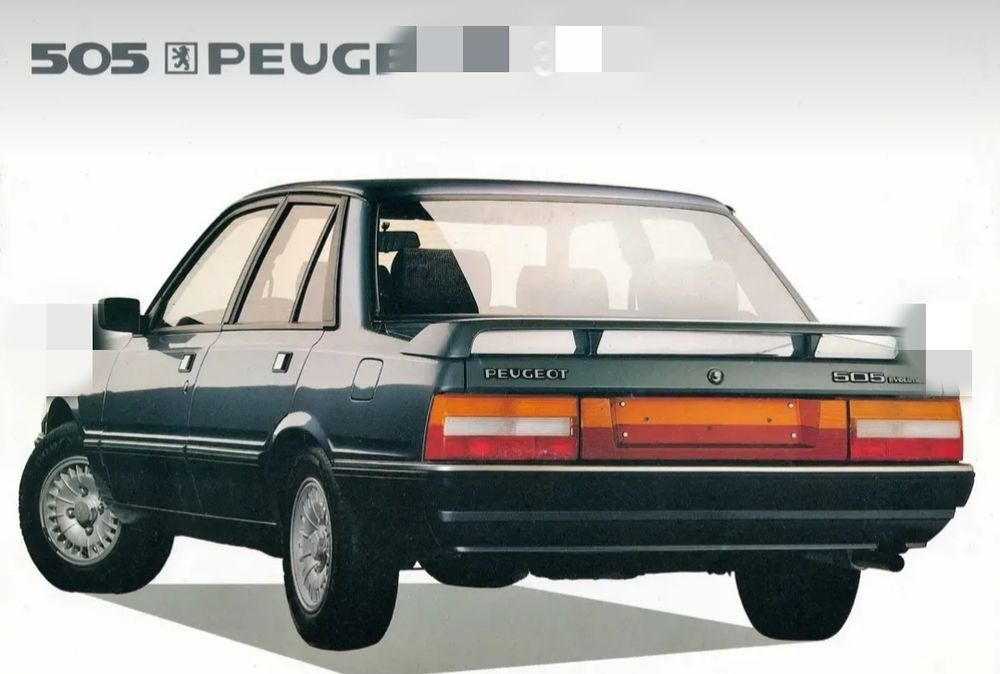 Спойлер Zender/Dimma Design Peugeot 505 SRI GTX Original