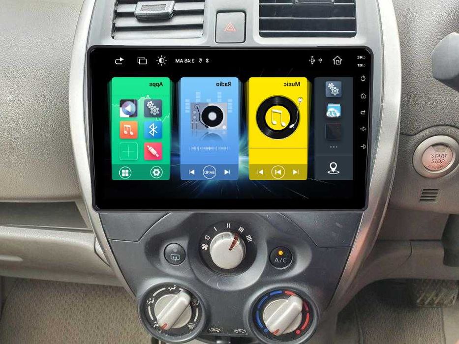 NISSAN MICRA 2014/2016 7'' КЪМ 9'' андроид навигация, 9665+MH-40