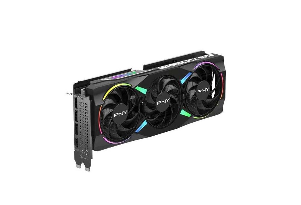 - Видеокарта PNY RTX 5070 XLR8 RGB OC 12GB (VCG507012TFXXPB1-O)