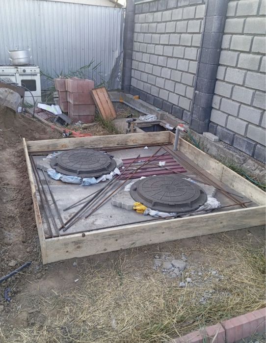 Выкопать яму септик траншей туалет