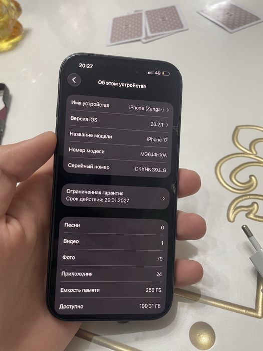 Айфон 17 256 гб 100%