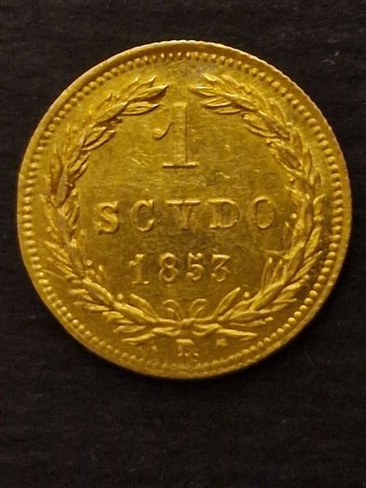 Златна монета 2,5скуди 1858R Ватикана 4,33и1 скудо 1853 Ватикана 1,73