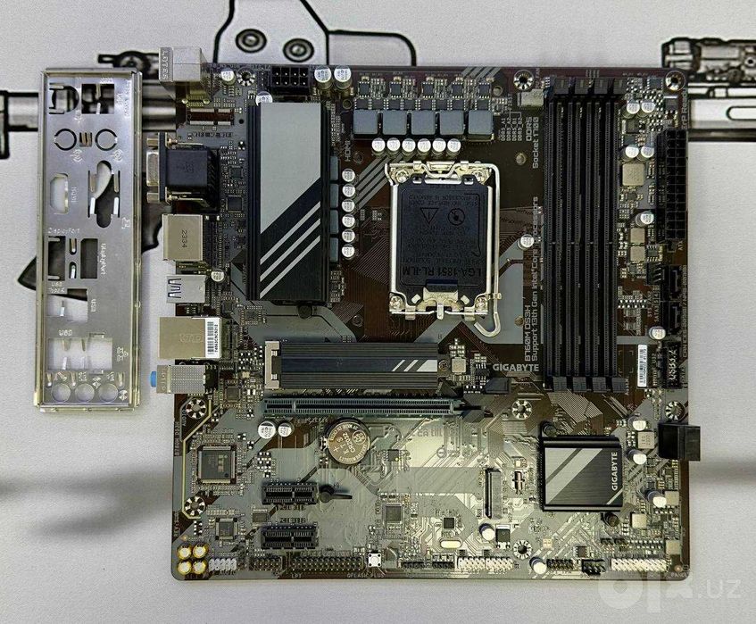 Мат. Плата б/у GIGABYTE B760M DS3H DDR5