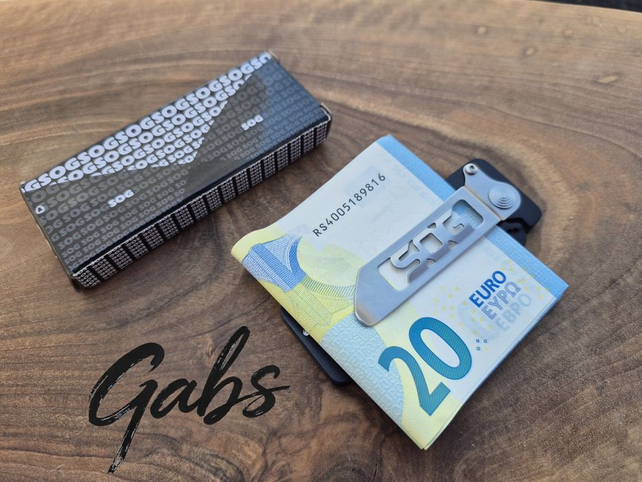 Сгъваем нож SOG Cash Card щипка за пари и карти EZ-4