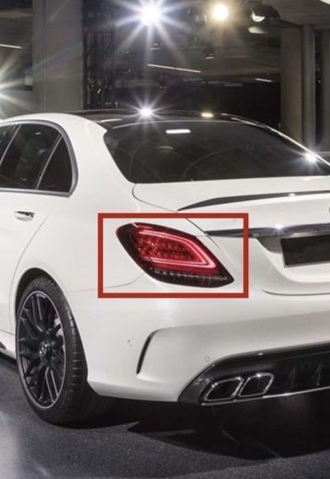 W205 Банфер задний передний Фары