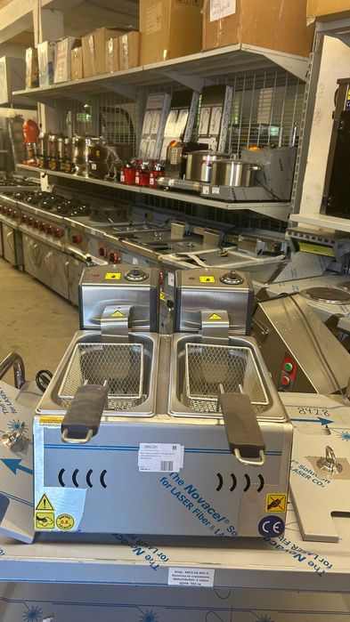 Двоен Електрически Фритюрник 3 + 3 литра