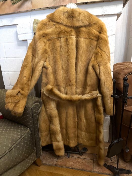 Blana naturala de nurca vintage marimea L