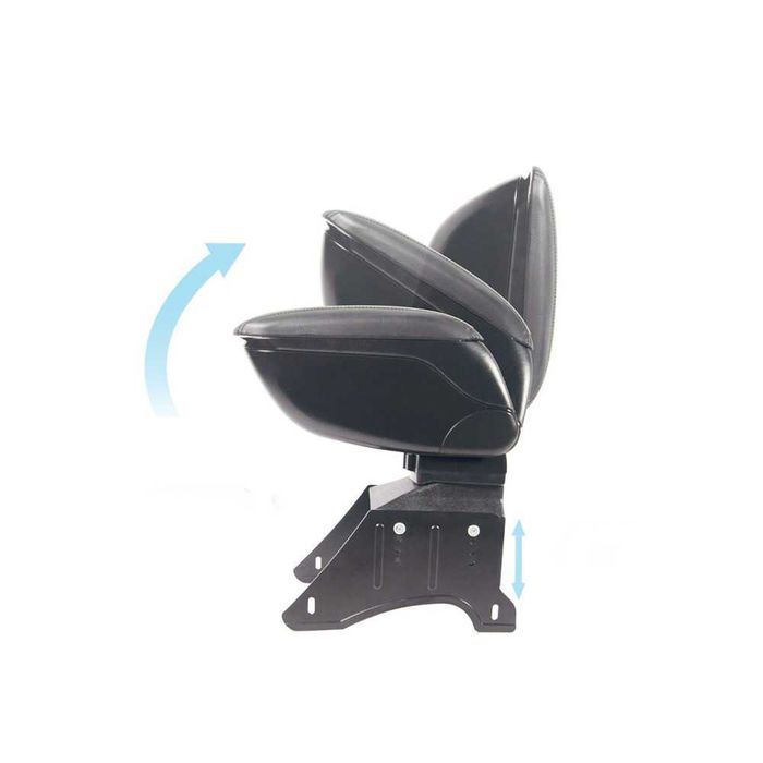 Cotiera auto pt Dacia Logan Sandero neagra + cusatura rosie sau neagra