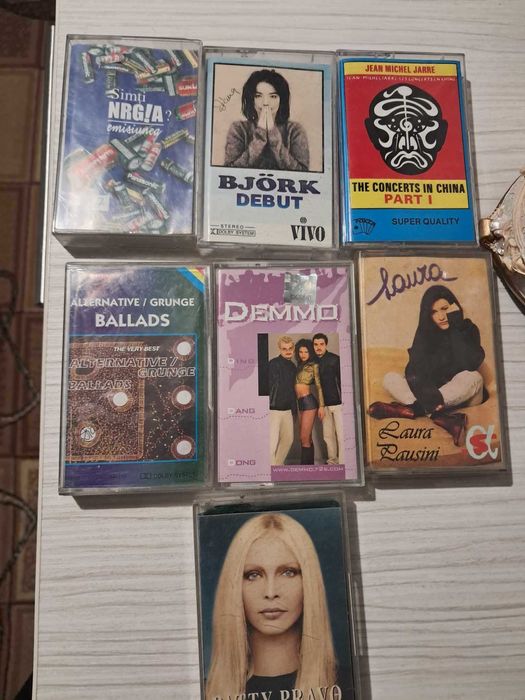 Casete audio Maxell JVC Raks Sony si altele