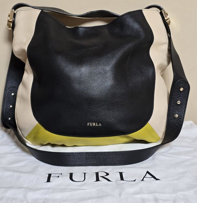 Furla Luna оригинална голяма дамска чанта