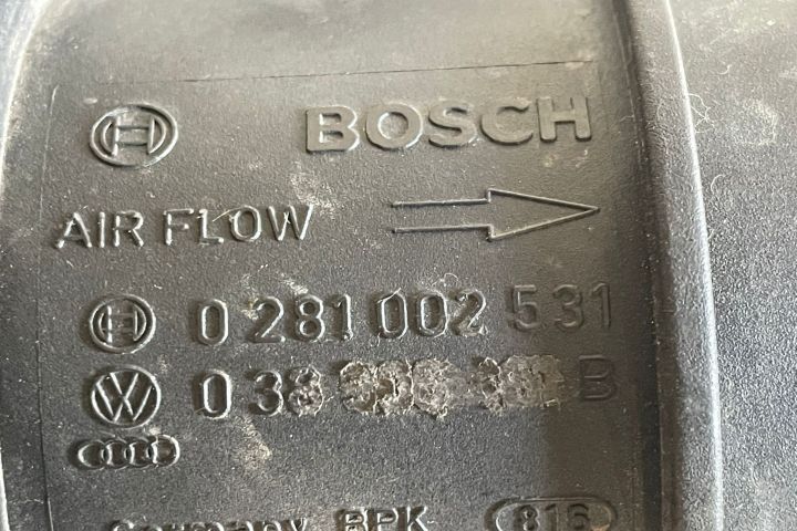 Debitmetru aer  Bosch 0281002531 Audi A3 8P/8PA (facelift) seria
