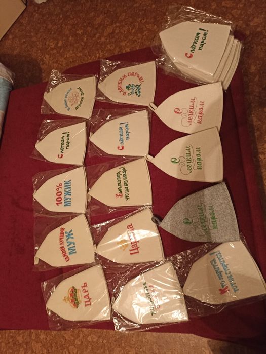 Шапка для бани, мочалка для пилинга