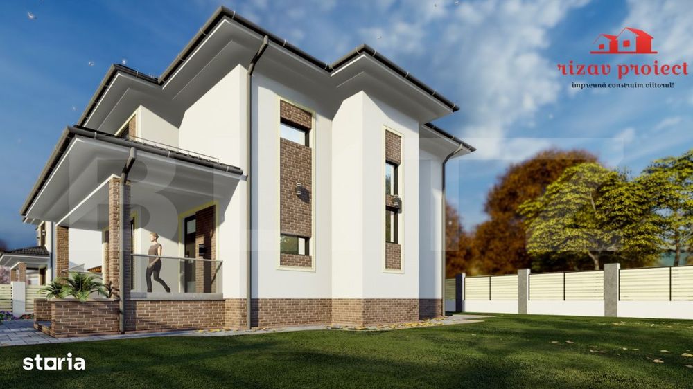 Casa cu 3 dormitoare, teren 500 mp, ideala pentru familie