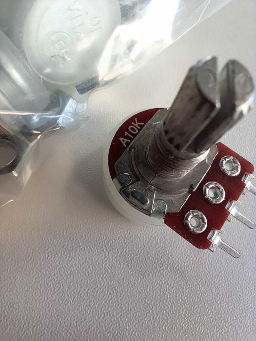 Potențiometru rotativ A10K ohm logaritmic nou pentru volum audio PCB