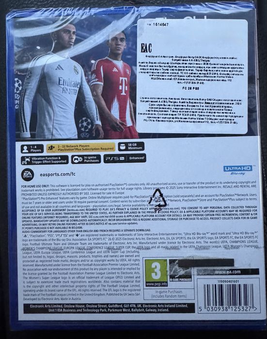 EA Sports FC 26 для PS5