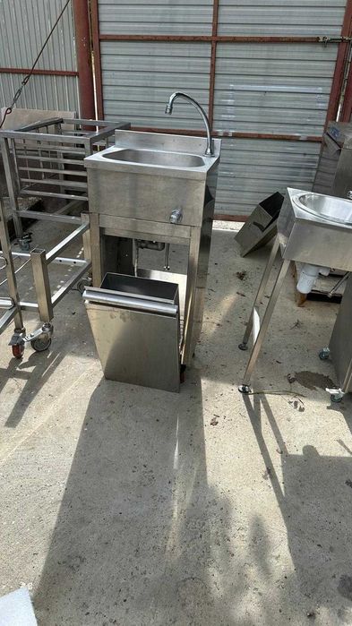 Salamandra gaz italia spalatoare actionare genunchi pedala inox