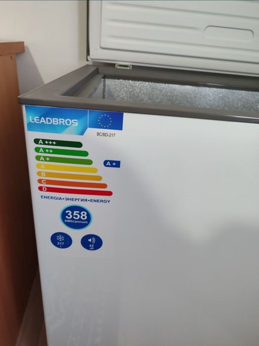 Продам морозильник ларь leadbros217 л