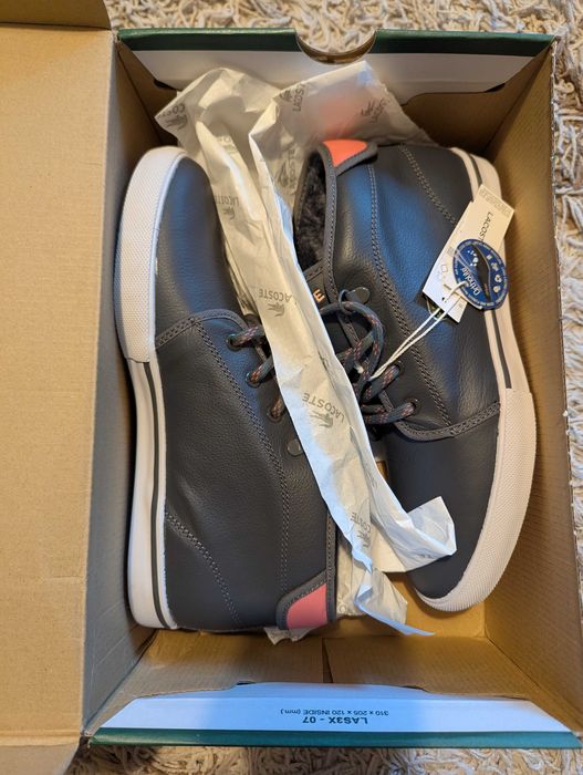 Lacoste Кожени спортни боти 39н. Нови