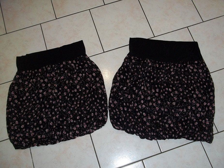 Fusta de vara cu flori