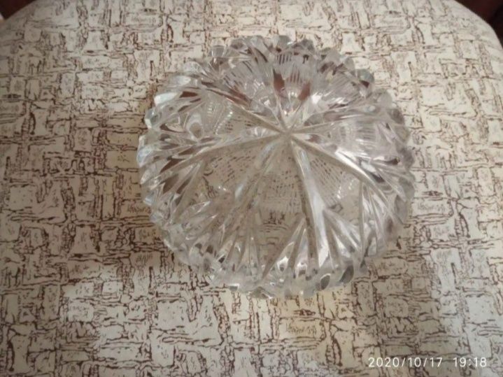 Ваза-конфетница (хрустальная)