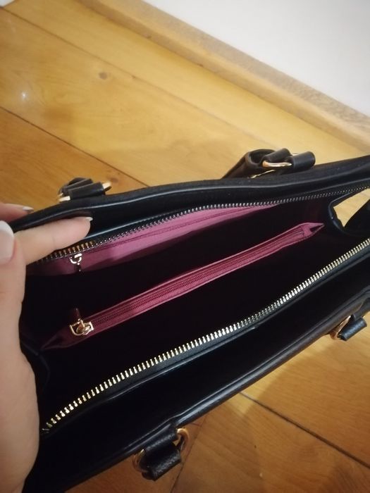 Нова дамска чанта велур