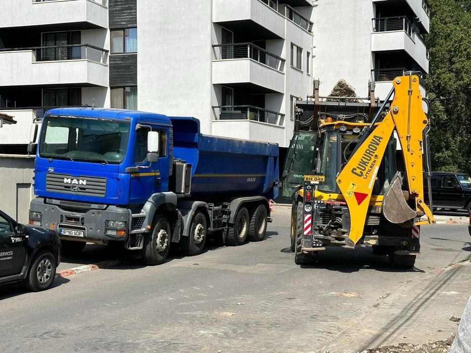 Buldoexcavator De Inchiriat/ Basculanta 8x4/ utilaje de inchiriat