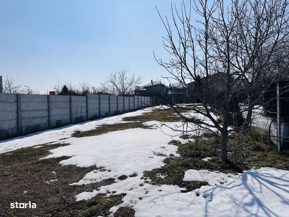 Teren superb 600 mp deschidere la asfalt , 11 m cu adancime de 45,5, C