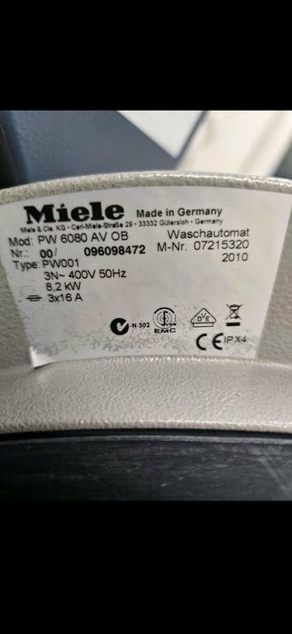 Masina de spalat profesionala Miele