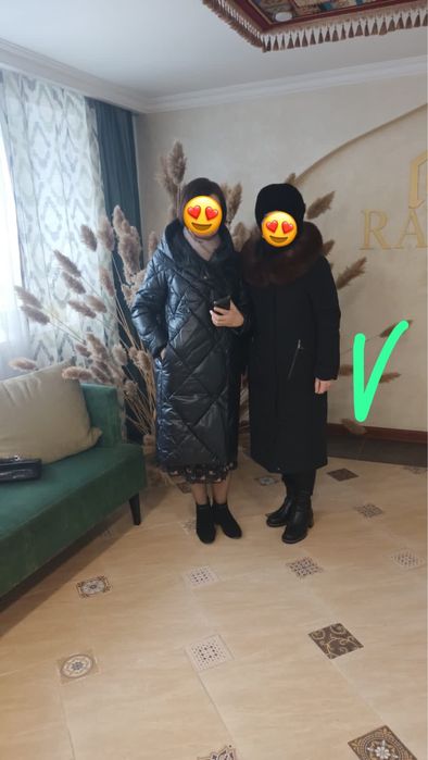 Куртка, жағасы норка