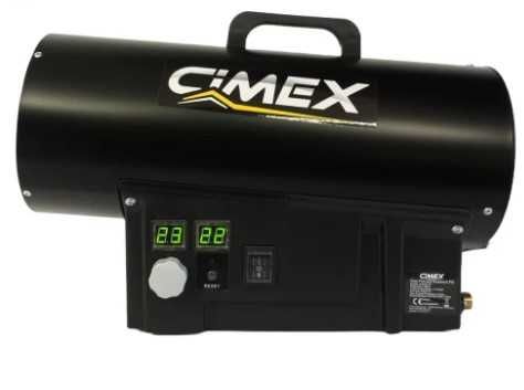 Газов калорифер Cimex 30kW и 50kW с термостат, редуцир вентил и маркуч