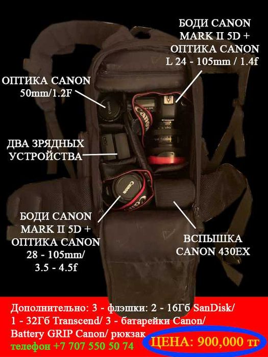 Фотоаппараты Canon MARKII 5D